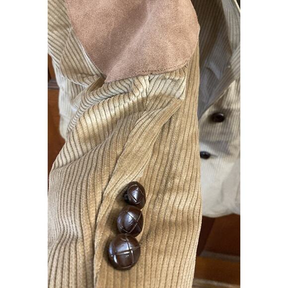 Orvis Mens Vtg Corduroy Sport Coat Sz 42R Tan Blazer Jacket Elbow Patch’s 90s - Picture 5 of 15